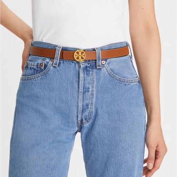 Tory Burch Women 1” Miller Reversible Belt - Picture 3 of 5